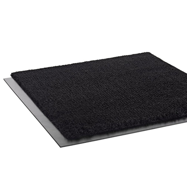 Wiper Mat, Polyproylene, 7/16 Thick, Black, 3' X 8'